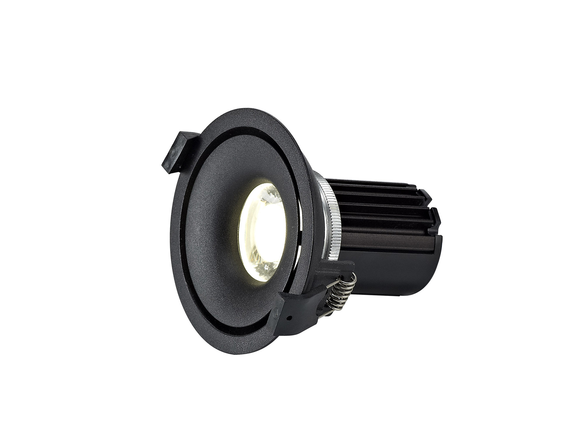 DM201060  Bolor 10 Tridonic Powered 10W 4000K 810lm 36° CRI>90 LED Engine Black/Black Fixed Recessed Spotlight, IP20